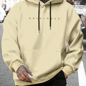 Originals | Heren sweatshirt met capuchon en letterprint