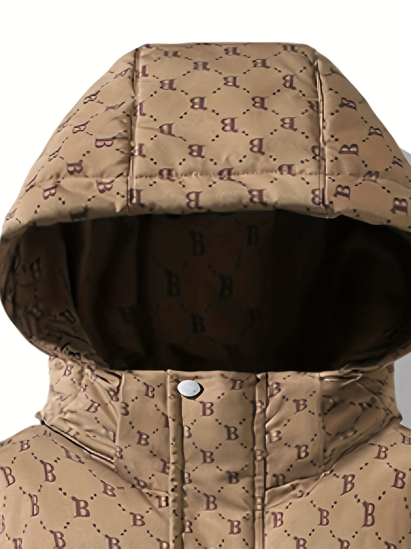 Pim | Stijlvol effen kleur donsjack met zakken - Afbeelding 7