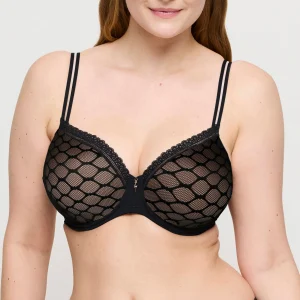 PrimaDonna Twist - NAKO - 0242490 - zwart - voorgevormde bh - hartvorm