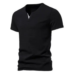 Rieks | Katoenen Slim Fit T-shirt
