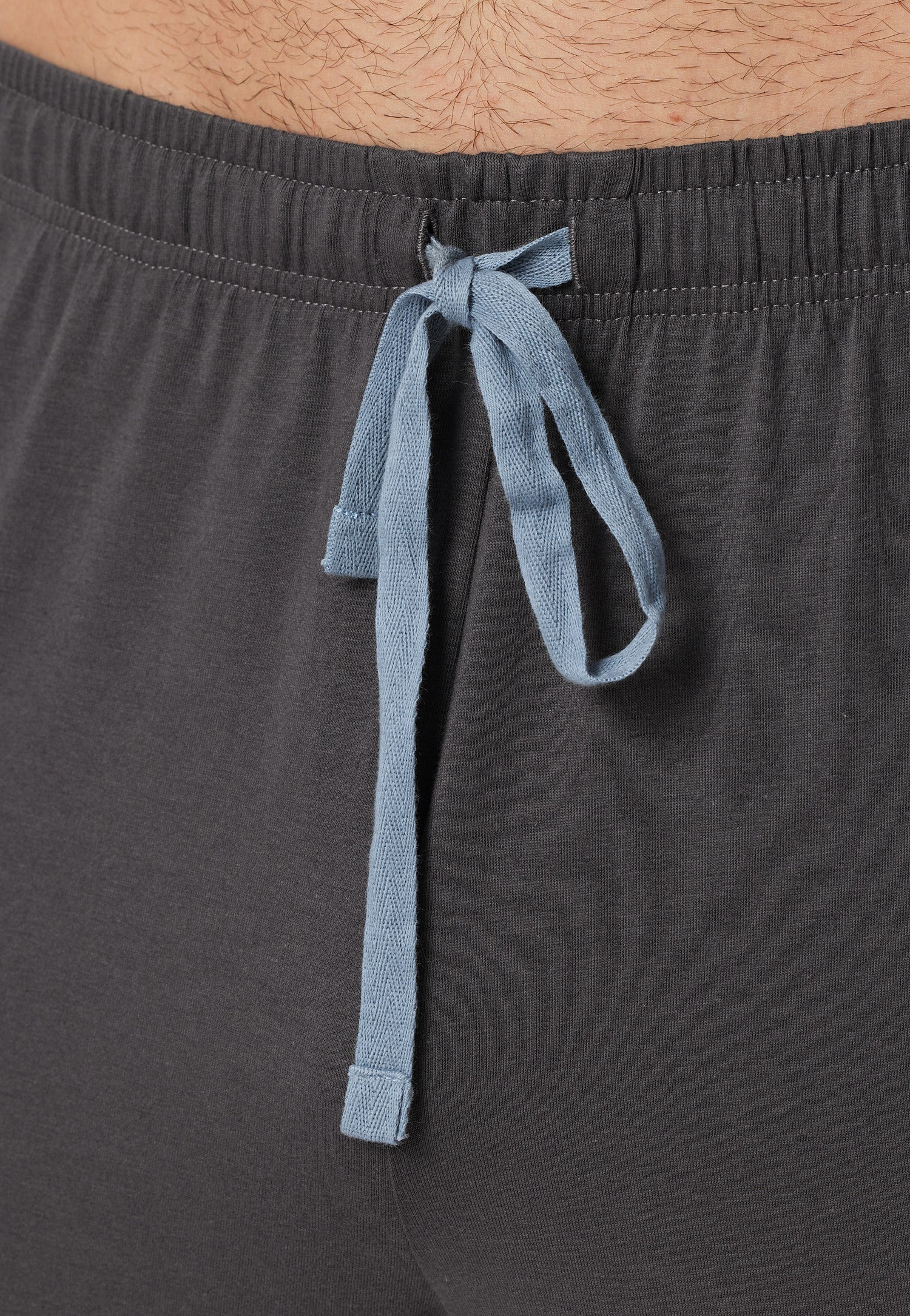 181170 Schiesser Heren Pyjama lang Organic Cotton strepen borstzak antraciet - Afbeelding 6