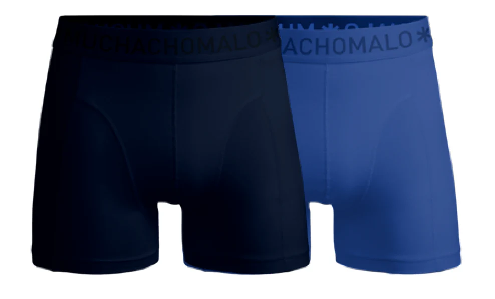 Muchachomalo - Men 2-Pack Boxer Shorts Solid - Afbeelding 2