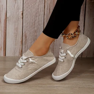 Sophie | Effen dames sneakers met casual stijl