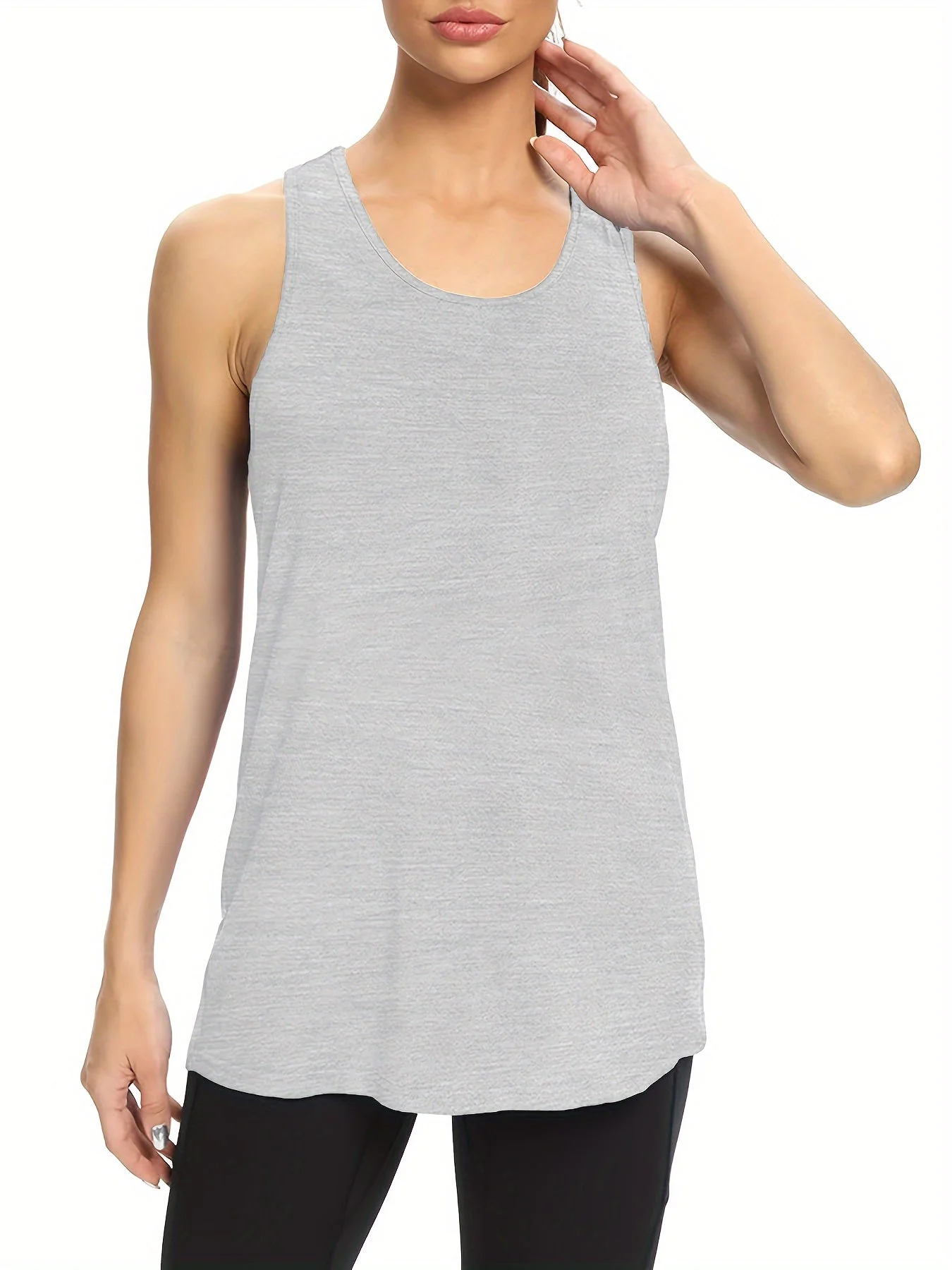 Sophie | Sportieve lange tanktop voor dames - Afbeelding 2