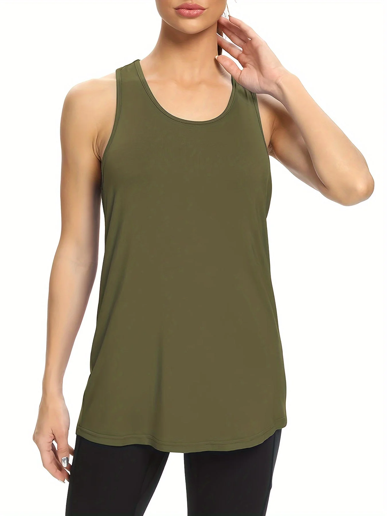 Sophie | Sportieve lange tanktop voor dames - Afbeelding 3