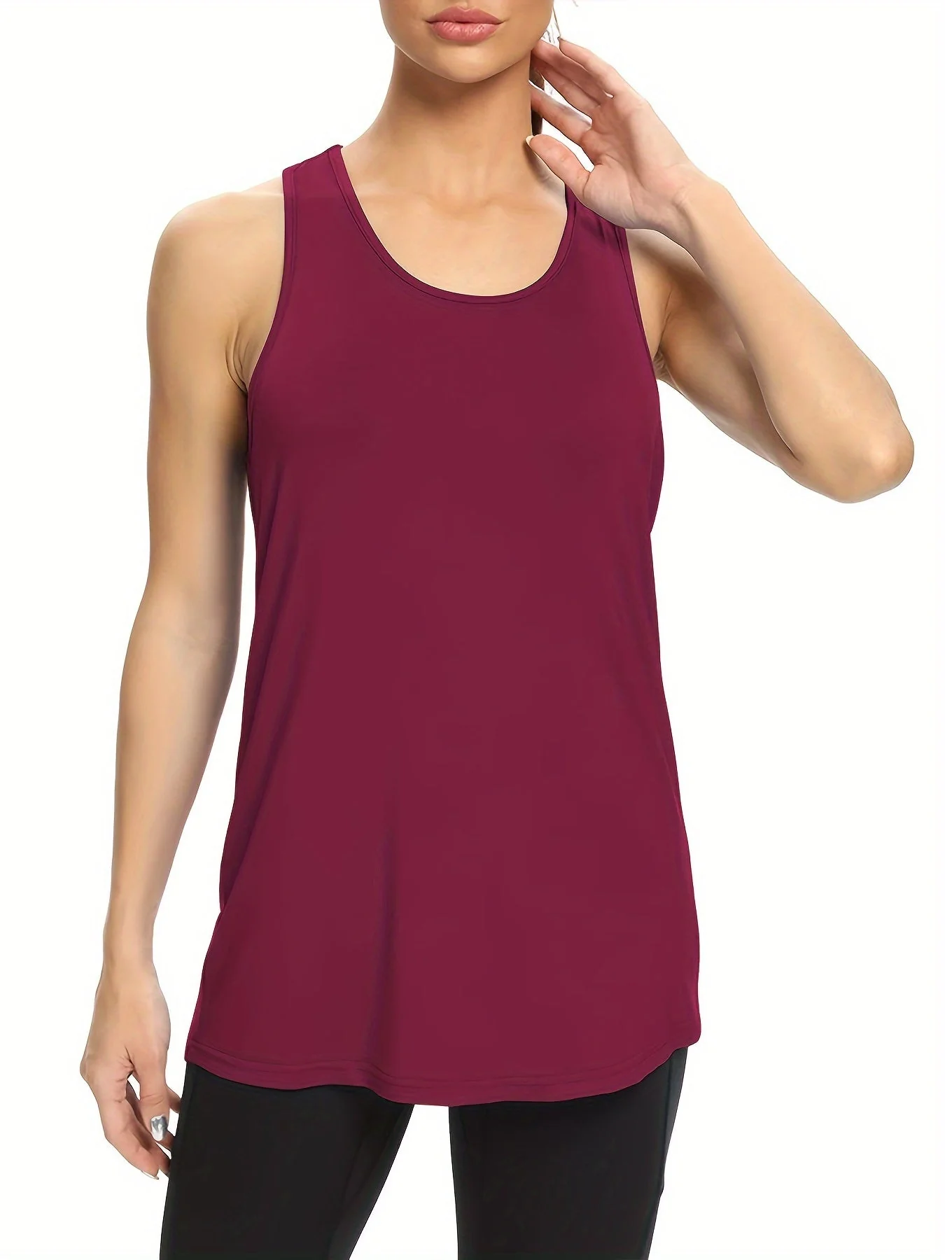 Sophie | Sportieve lange tanktop voor dames - Afbeelding 4