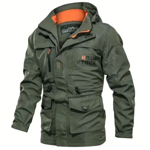 Thijs | Heren outdoor sportjack met afneembare capuchon