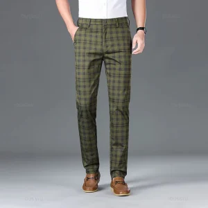 Thijs | Klassieke geruite herenpantalon