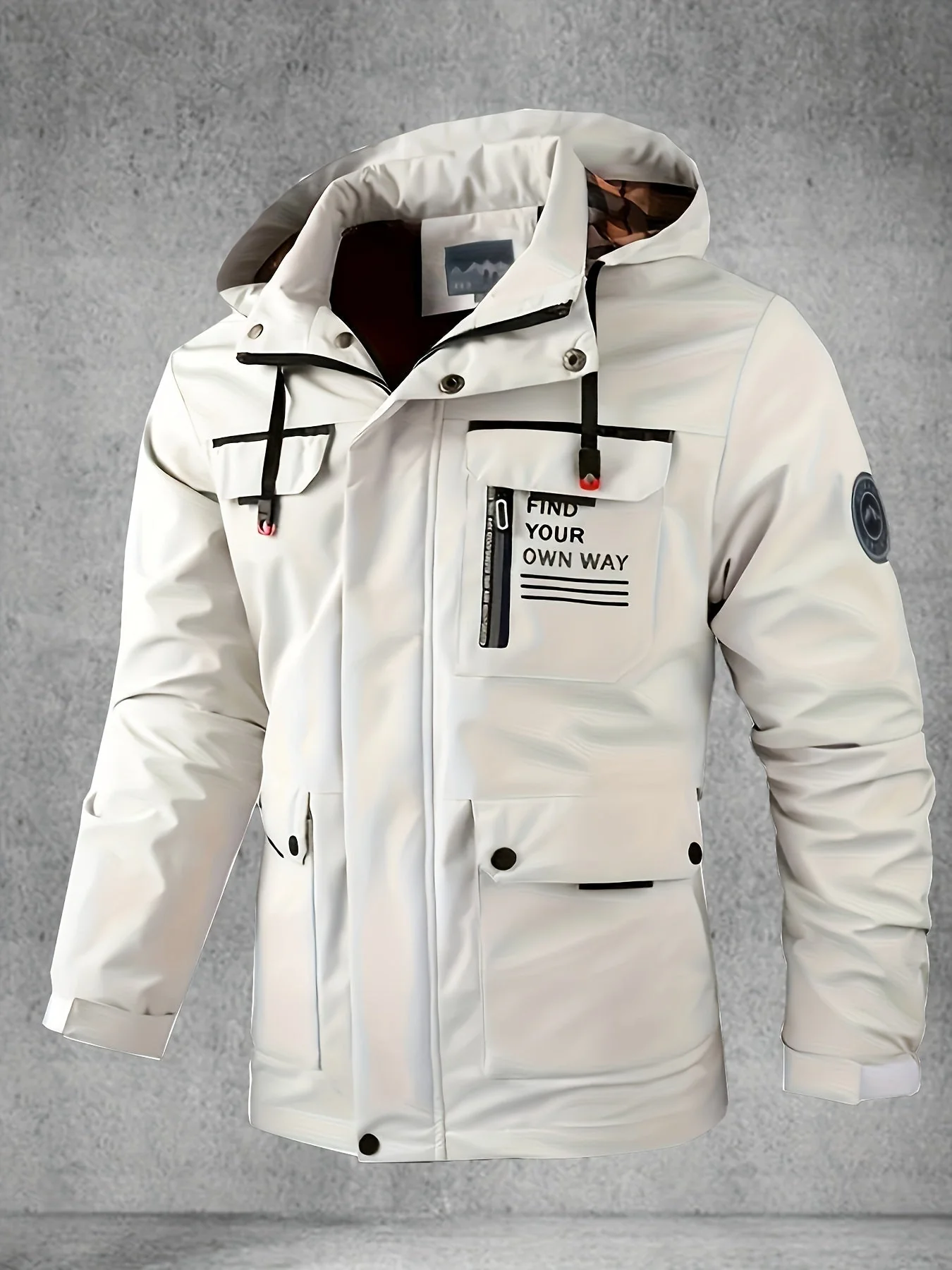 Thijs | Waterdichte & winddichte heren softshell jas met capuchon en meerdere zakken - Afbeelding 2